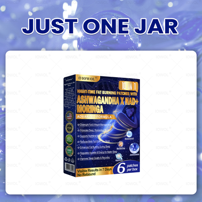 𝐈𝐎𝐖𝐎𝐋® NIGHT-TIME FAT BURNING PATCHES! ZERO PILLS & ZERO WASTE & ZERO STRUGGLE & 100% RESULTS.